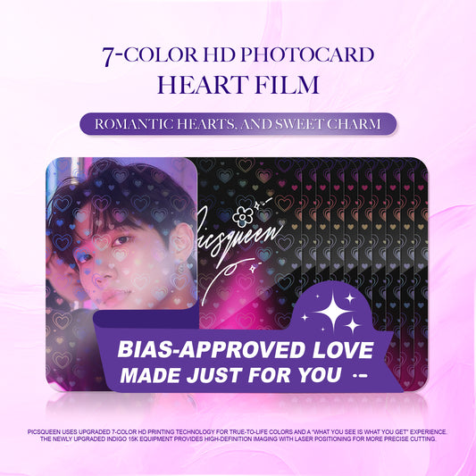 7-Color HD Photocard - Heart Film