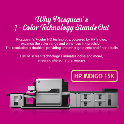 7-Color HD Photocard - Striped Laser Film