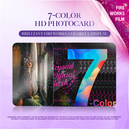 7-Color HD Photocard - Fireworks Film