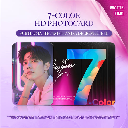 7-Color HD Photocard - Matte Film