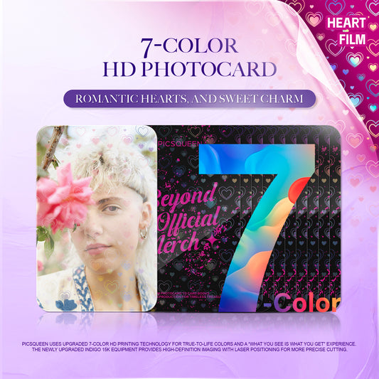 7-Color HD Photocard - Heart Film