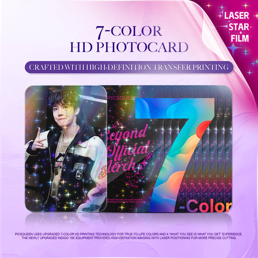 7-Color HD Photocard -Laser Star Film