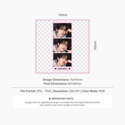 70mm Acrylic Keychain