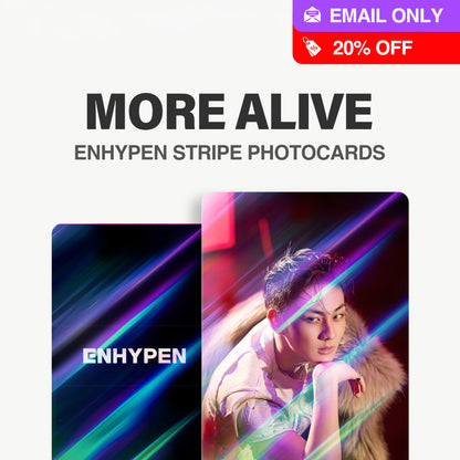 ENHYPEN Laser Stripe Photocard