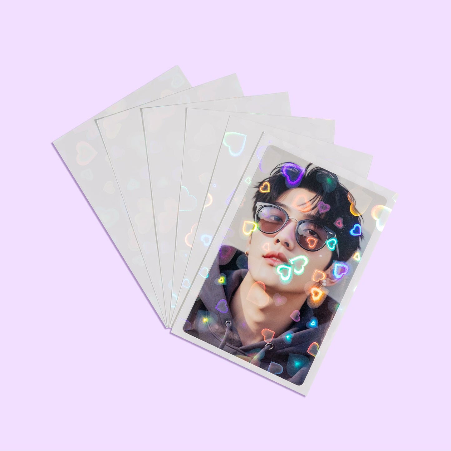 Heart Holo PC Sleeves