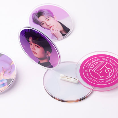 Round Acrylic Badge