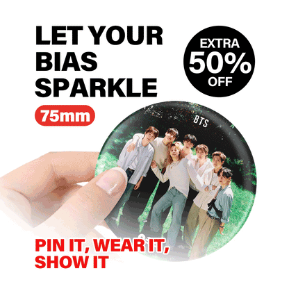Arirang Bias Sparkle Badge - 75mm