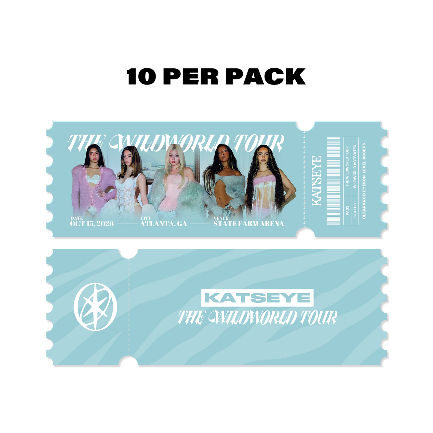 WILD Tour City Ticket Stubs