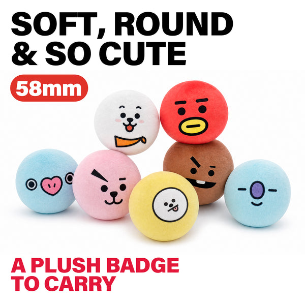 BT21 Plush Badge