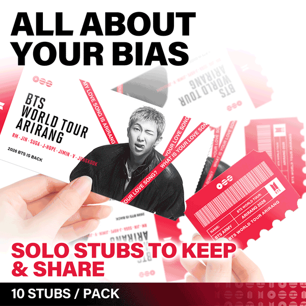 Arirang Bias Ticket Stubs Arirang Bias Ticket Stubs