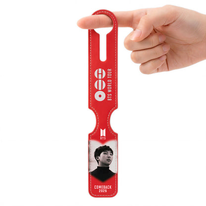 BTS-Leather Luggage Tag