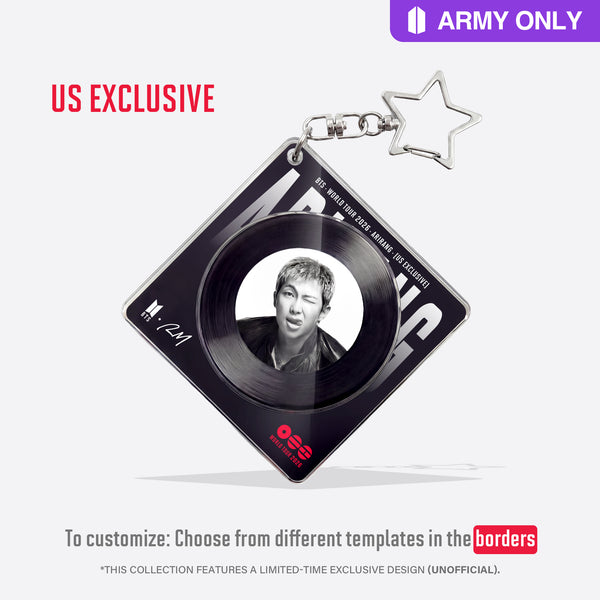 BTS-Rotating Record Keychain(US Exclusive)