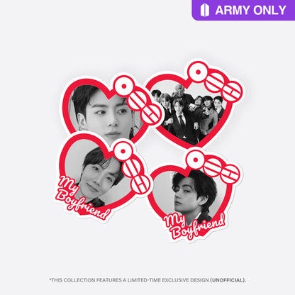 BTS-Custom Heart Stickers