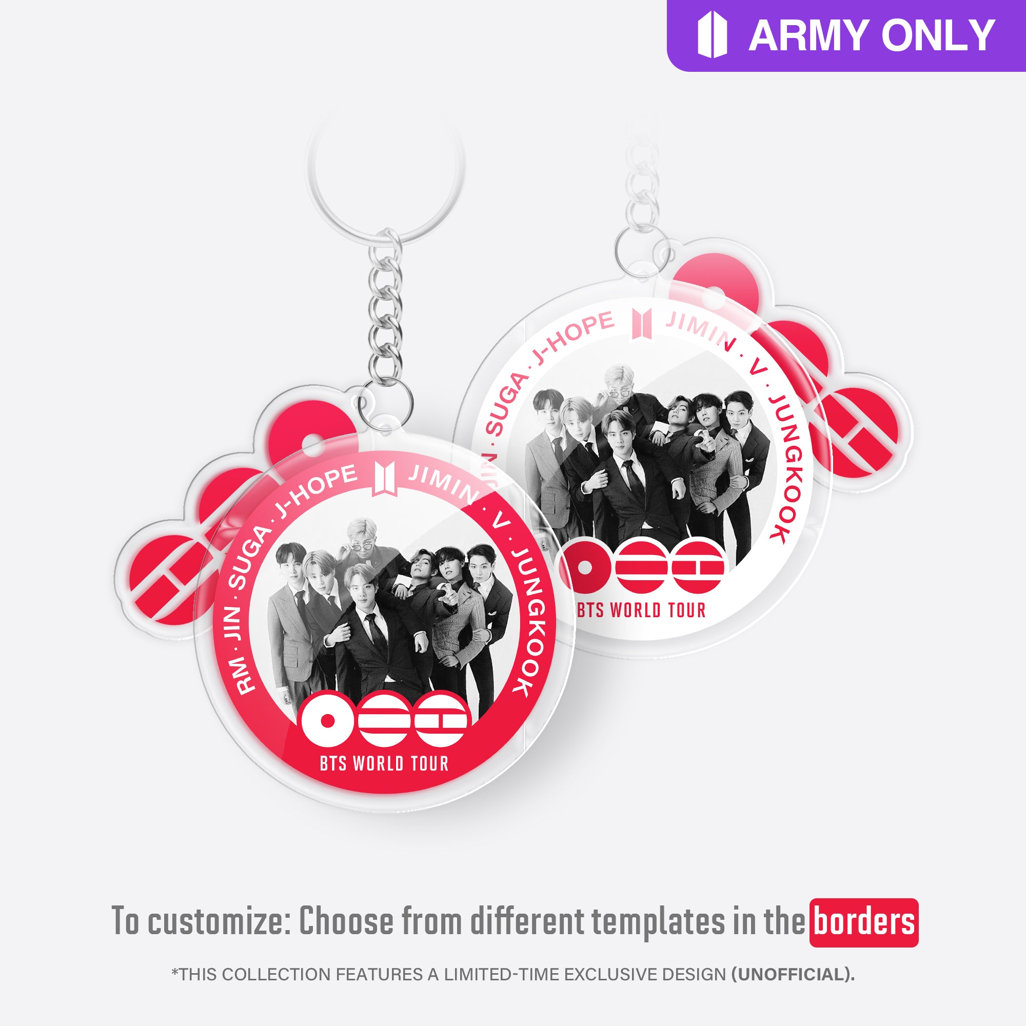 BTS-Custom Charms – PICSQUEEN
