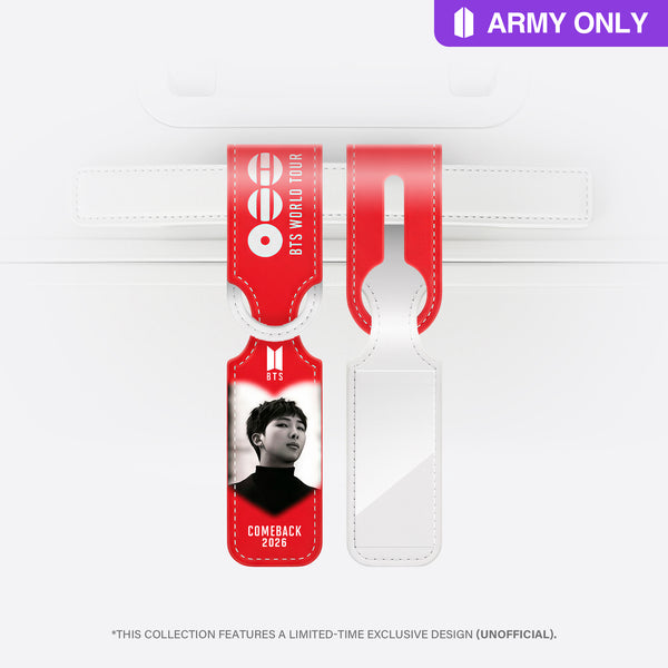 BTS-Leather Luggage Tag