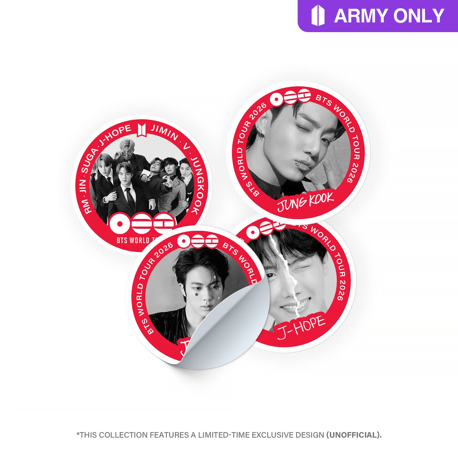 BTS-Custom Stickers - PICSQUEEN