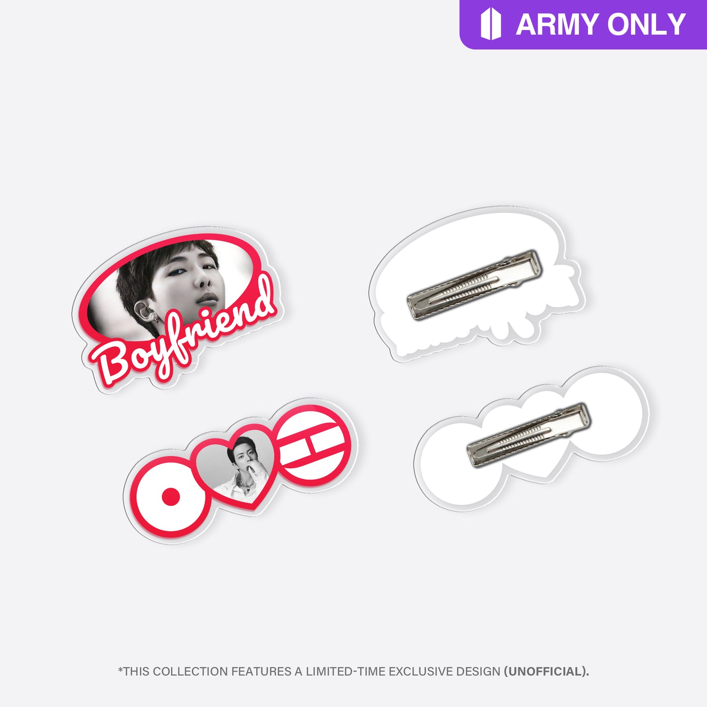 BTS-Acrylic Hairpin
