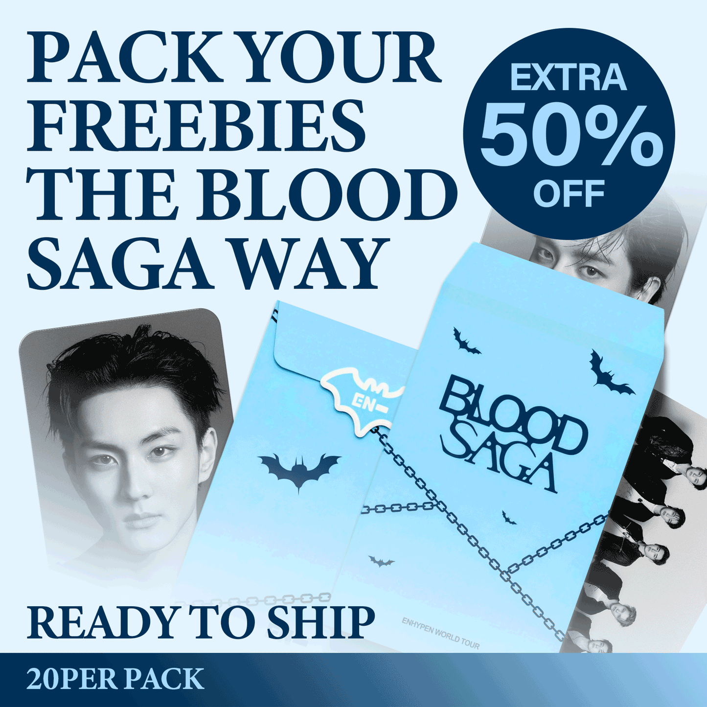 Blood Saga Freebie Envelope