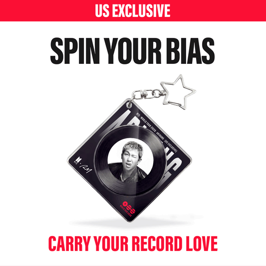 Arirang Rotating Record Keychain
