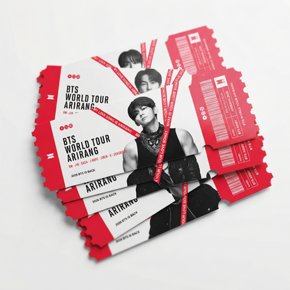 BTS Bias Ticket Stubs