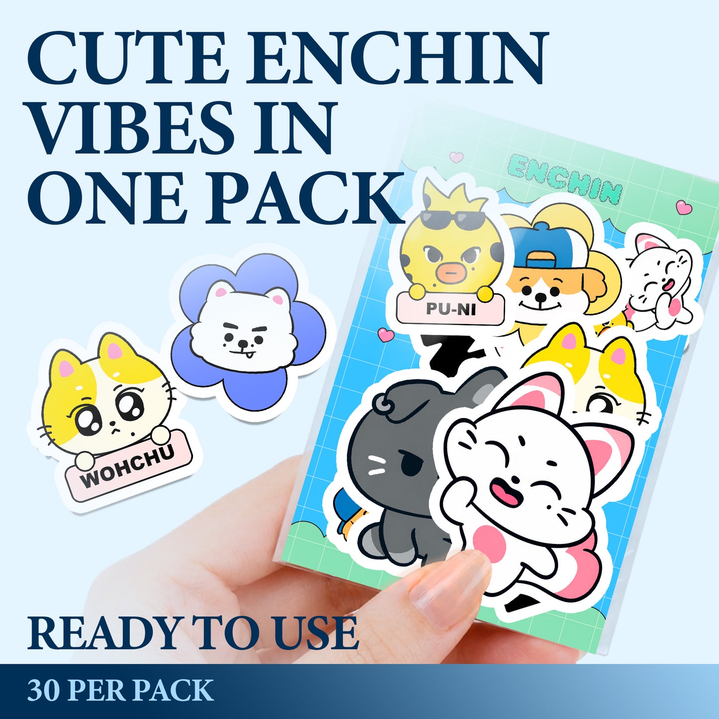 ENCHIN Mixed Sticker Pack