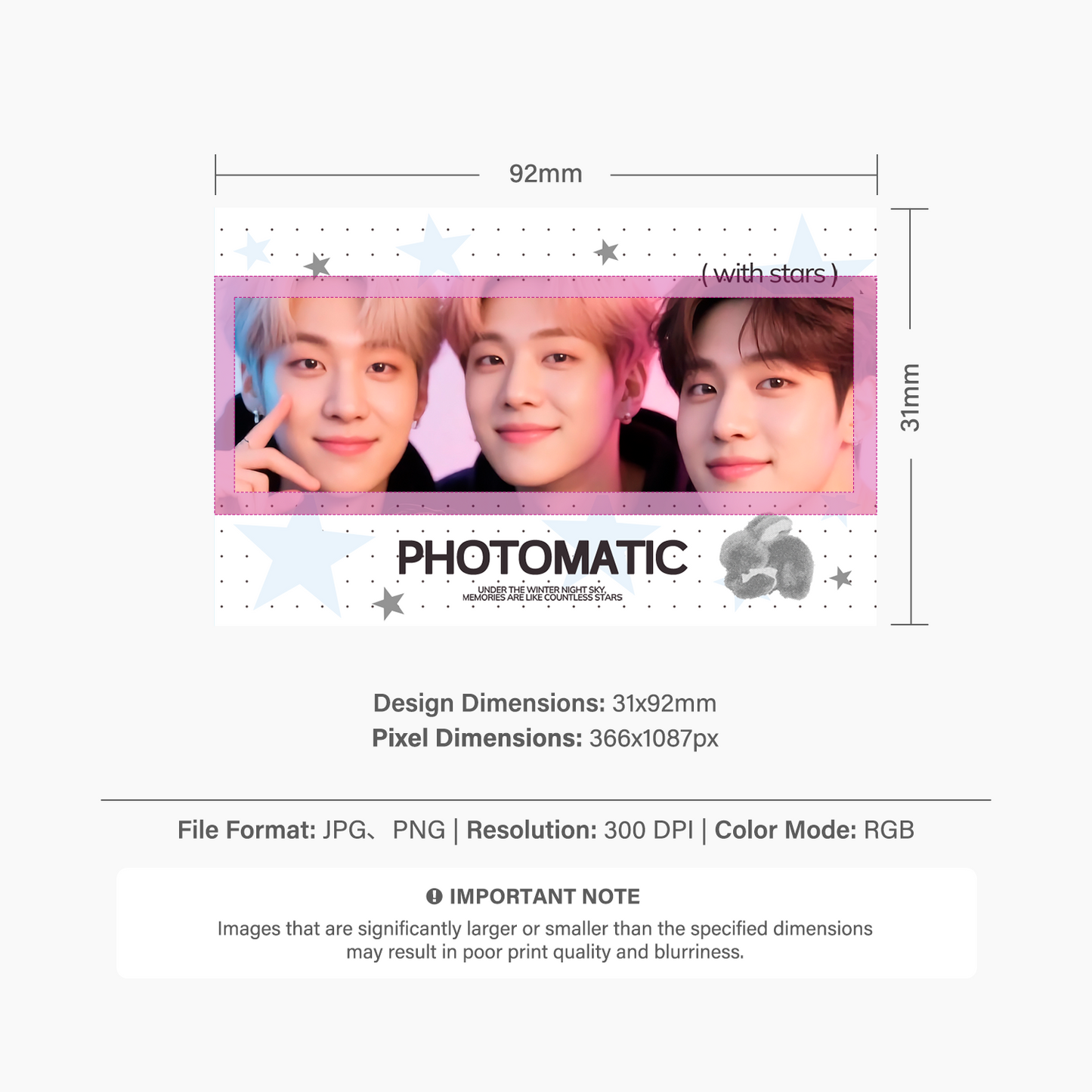 Gaze Tear Card