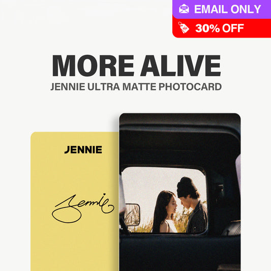 JENNIE Ultra Matte Photocard
