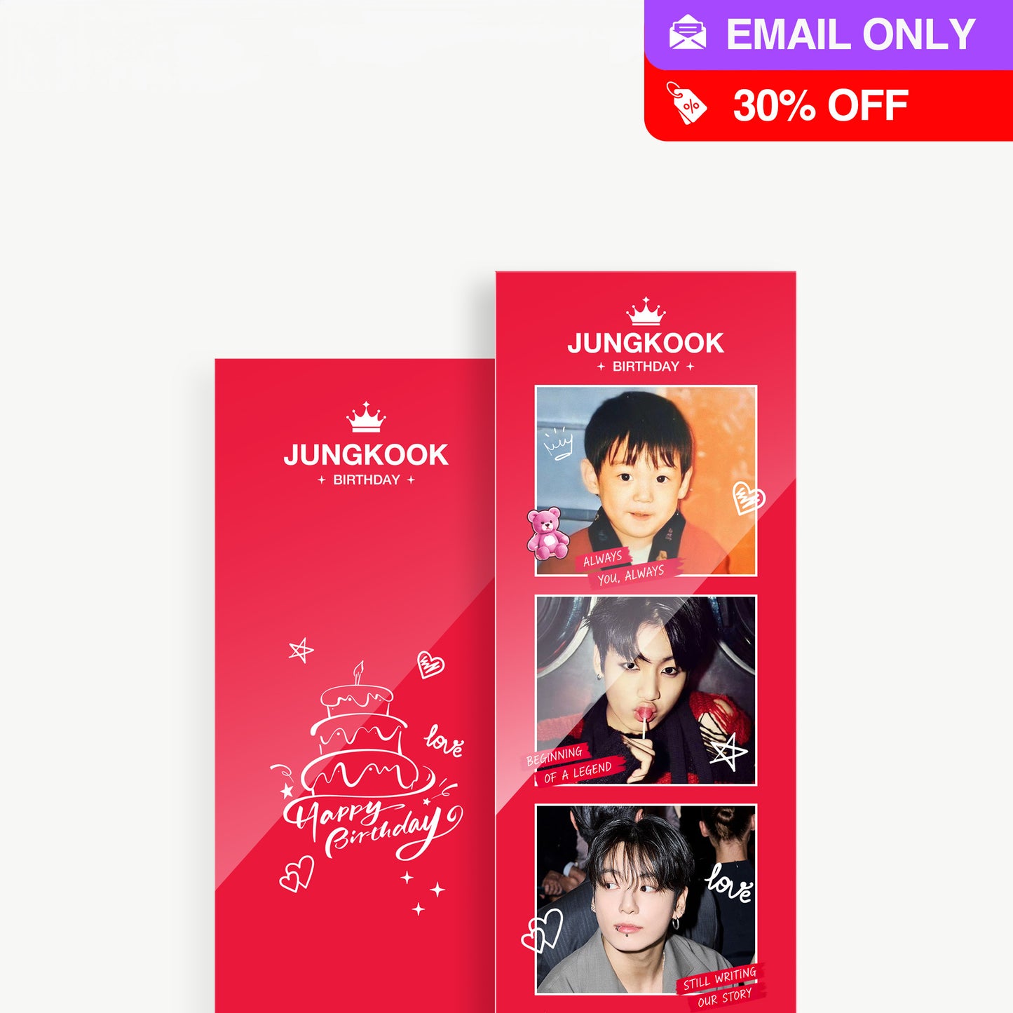 JUNGKOOK BIRTHDAY BOOKMARK