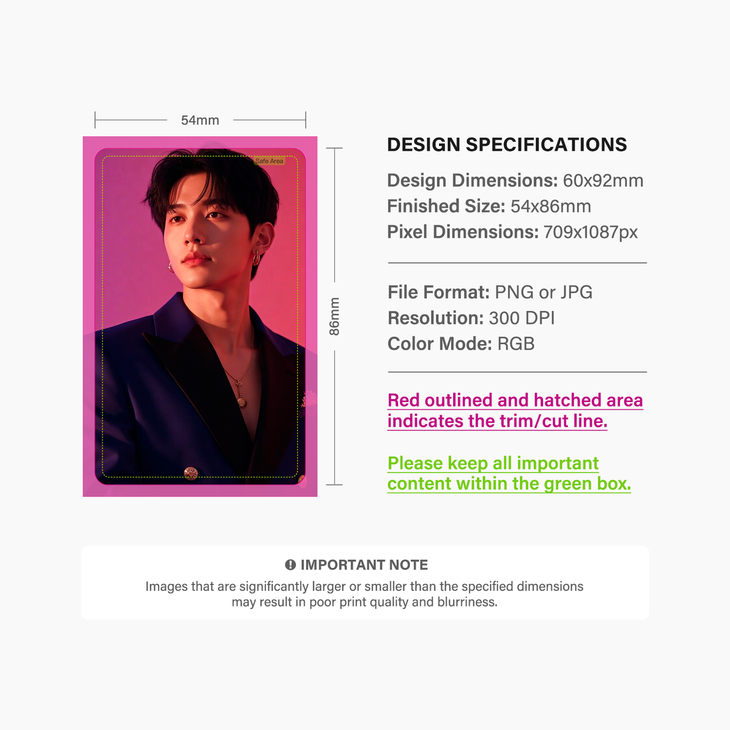 Email-Only Laser Stripe Photocard