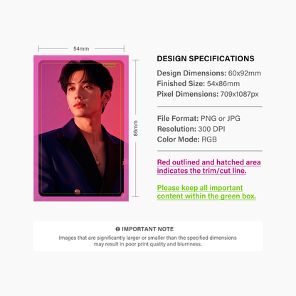 Email-Only Laser Stripe Photocard