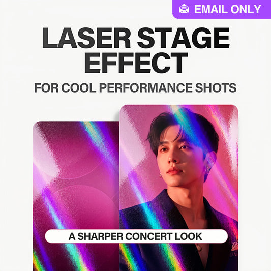 Email-Only Laser Stripe Photocard