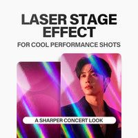 Laser Stripe Photocard