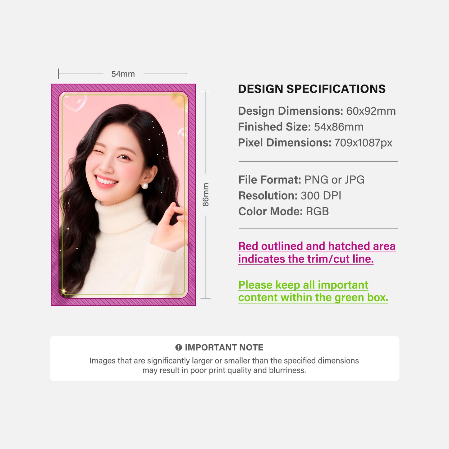 Laser Star Photocard