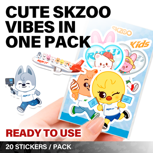 Run It Skzoo Sticker Mix