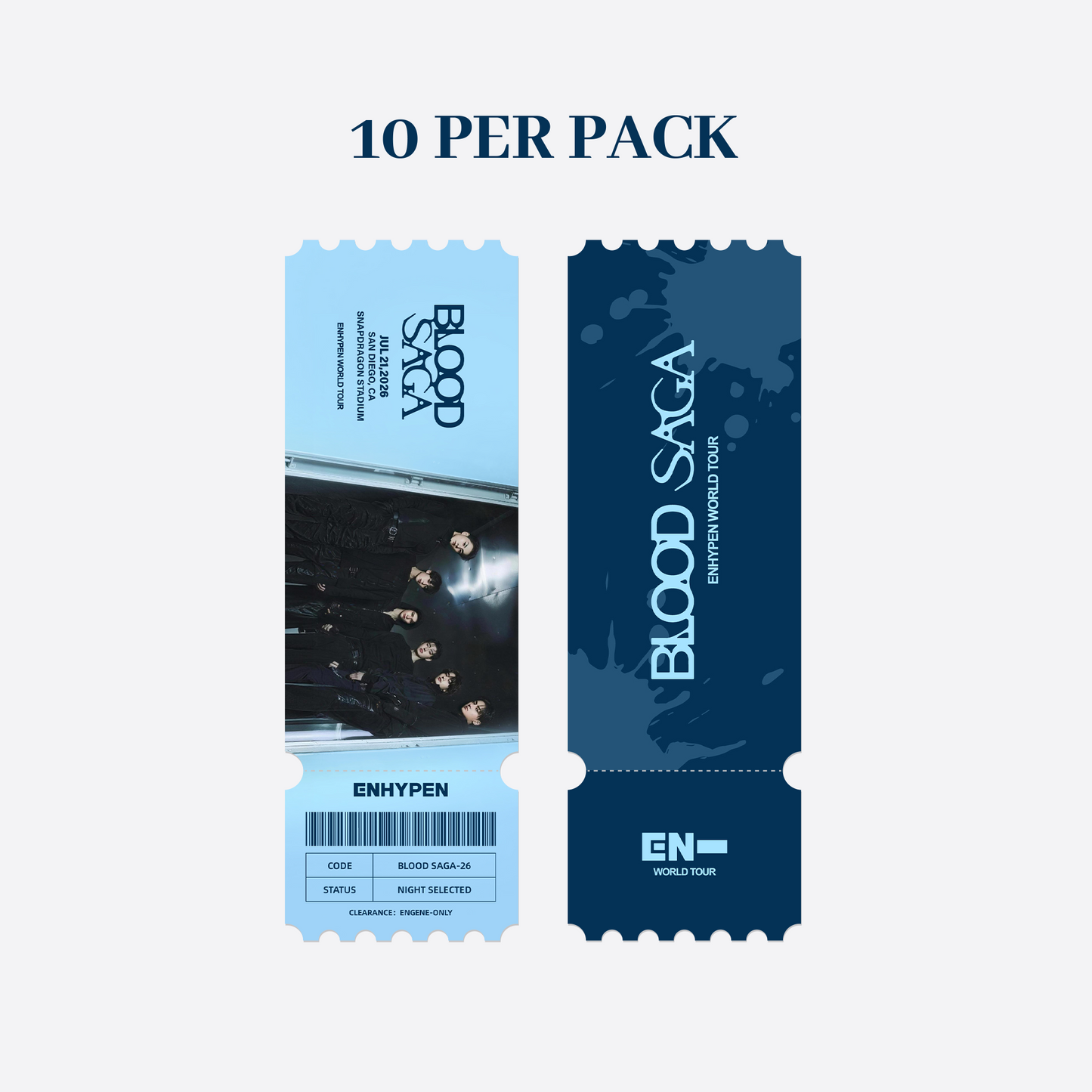 Blood Saga City Ticket Stubs