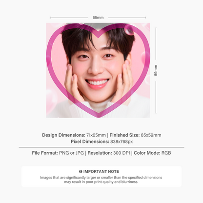 Shaped Photocard