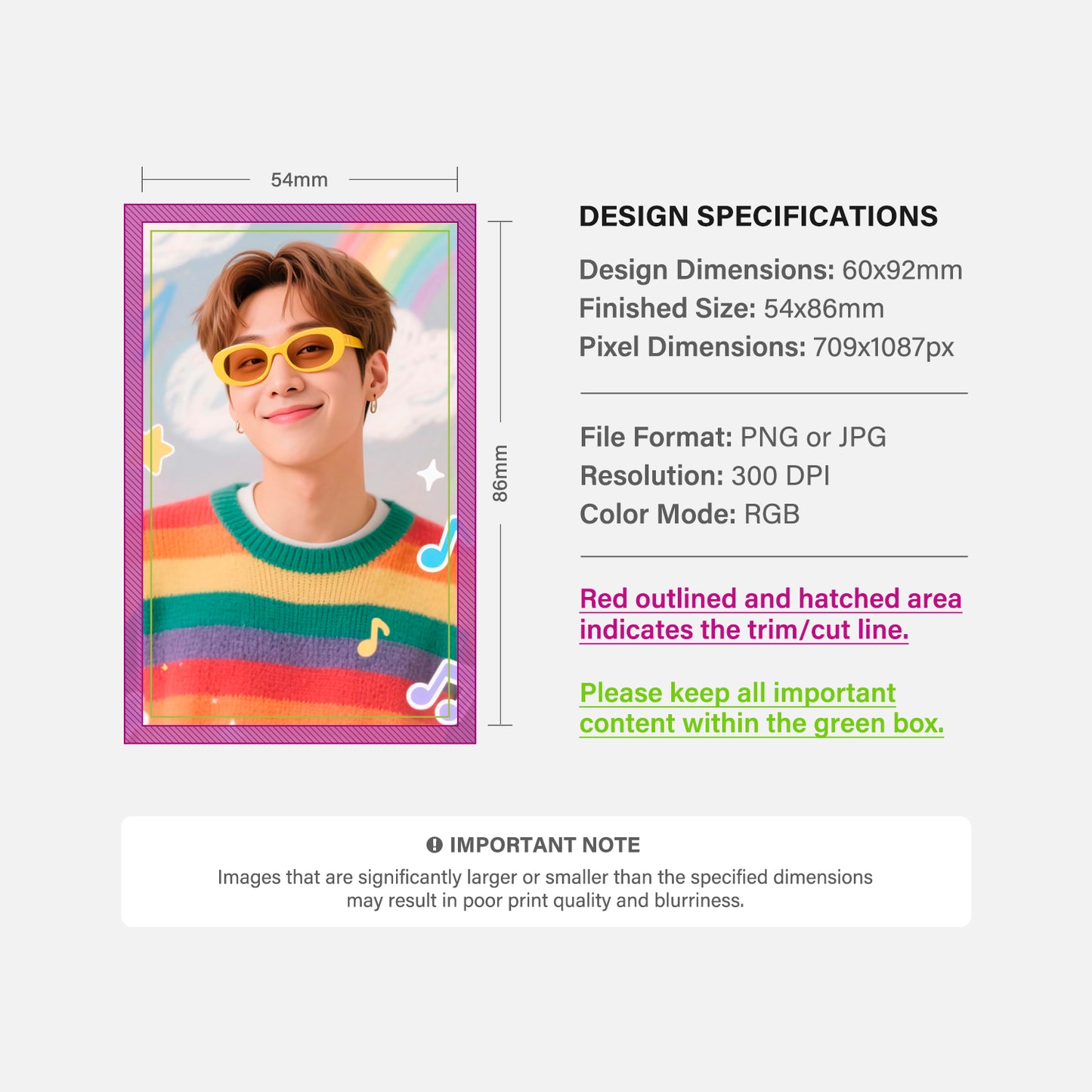 Square-Corner Photocard