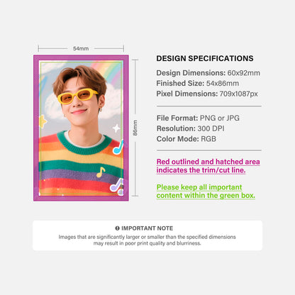 Square-Corner Photocard