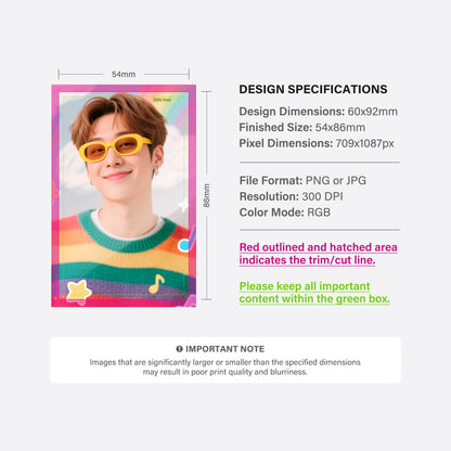 Square-Corner Photocard