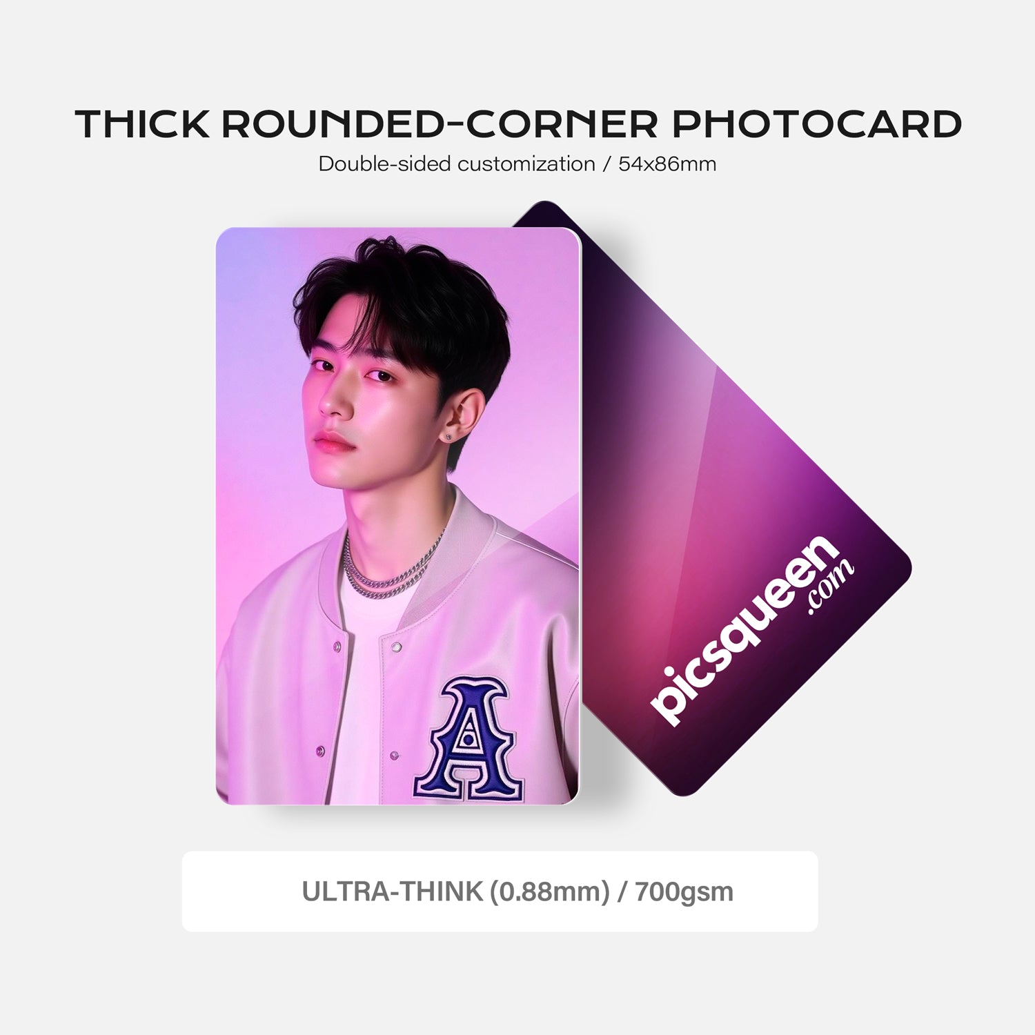 Thick Rounded-Corner Photocard