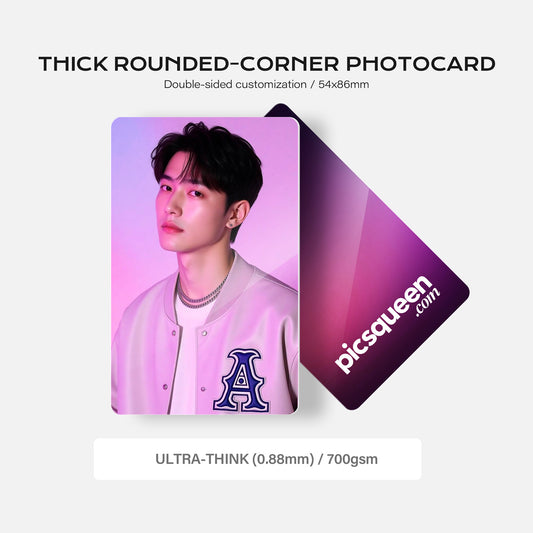 Thick Rounded-Corner Photocard