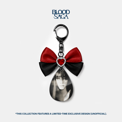 EN-Custom Blood Drop Keychain