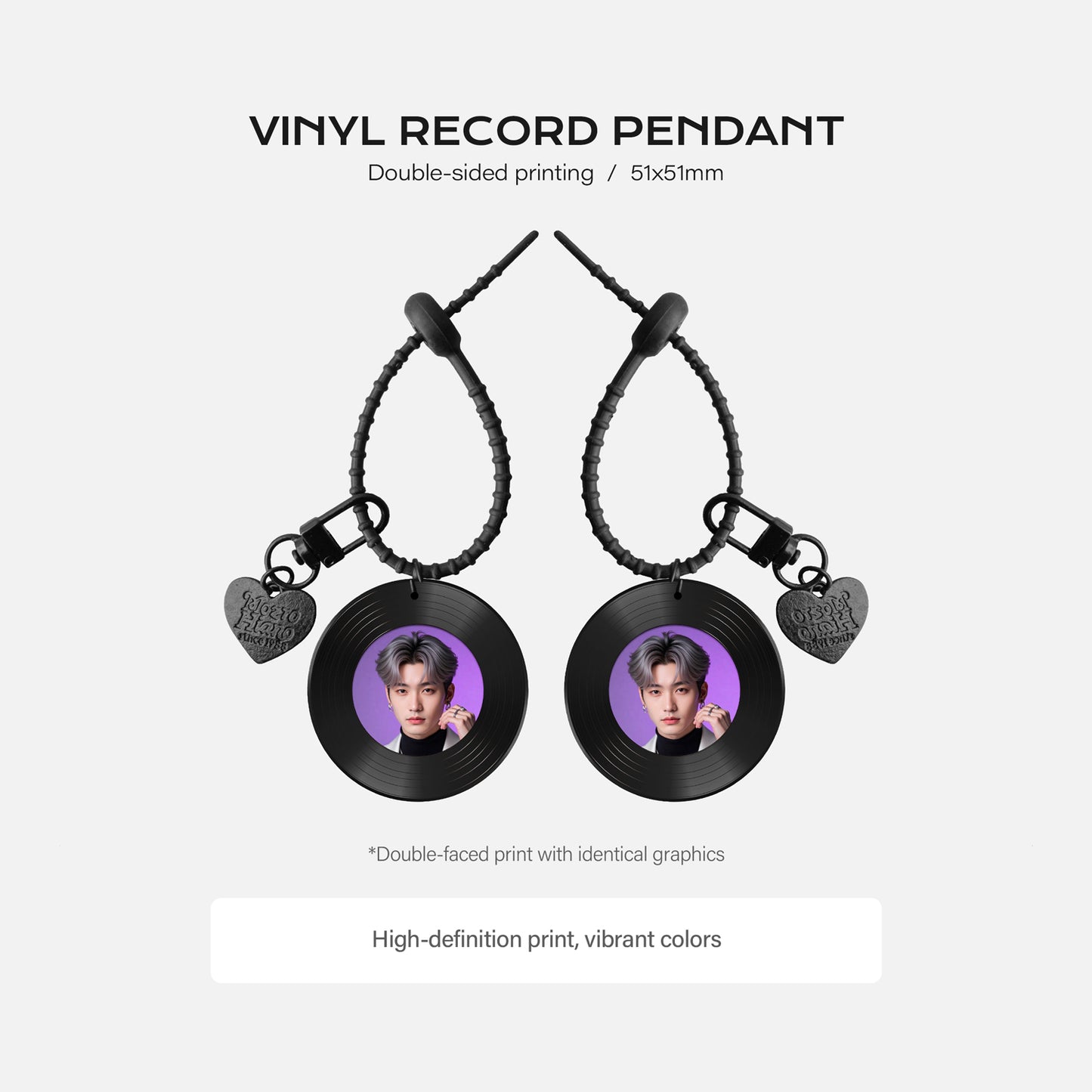 Vinyl Record Pendant