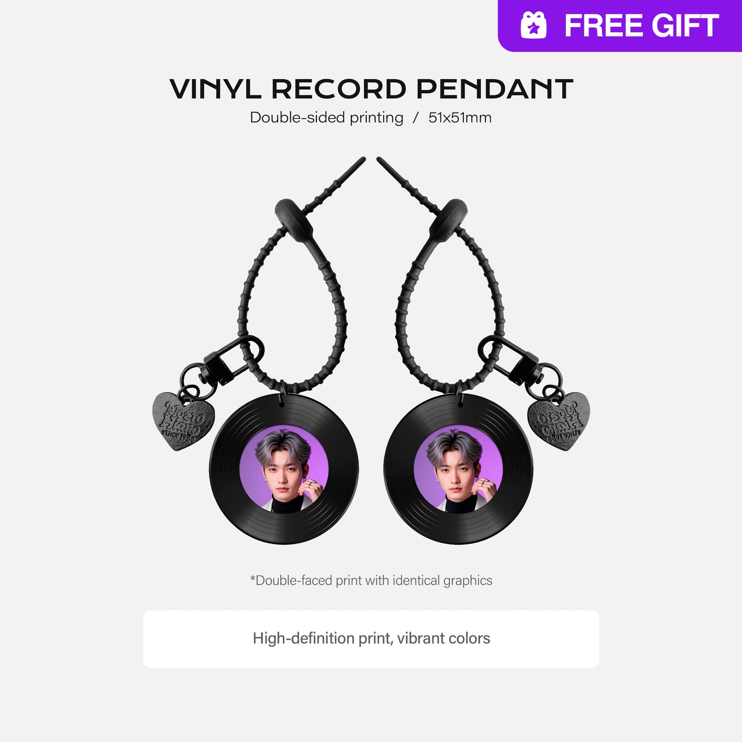 Vinyl Record Pendant