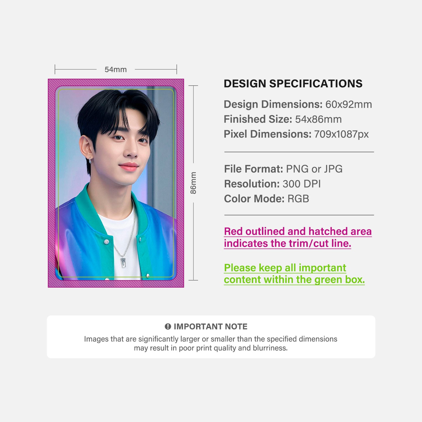 Waterproof  Photocard