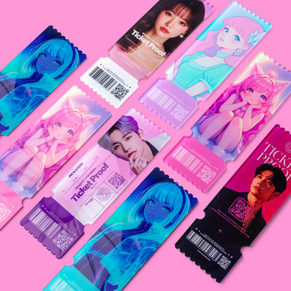 Acrylic Concert Ticket Stub