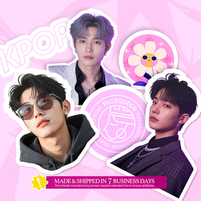 Custom-shaped creative stickers