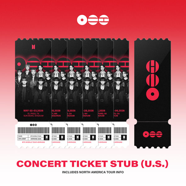 BTS fan-made concert ticket stubs - US