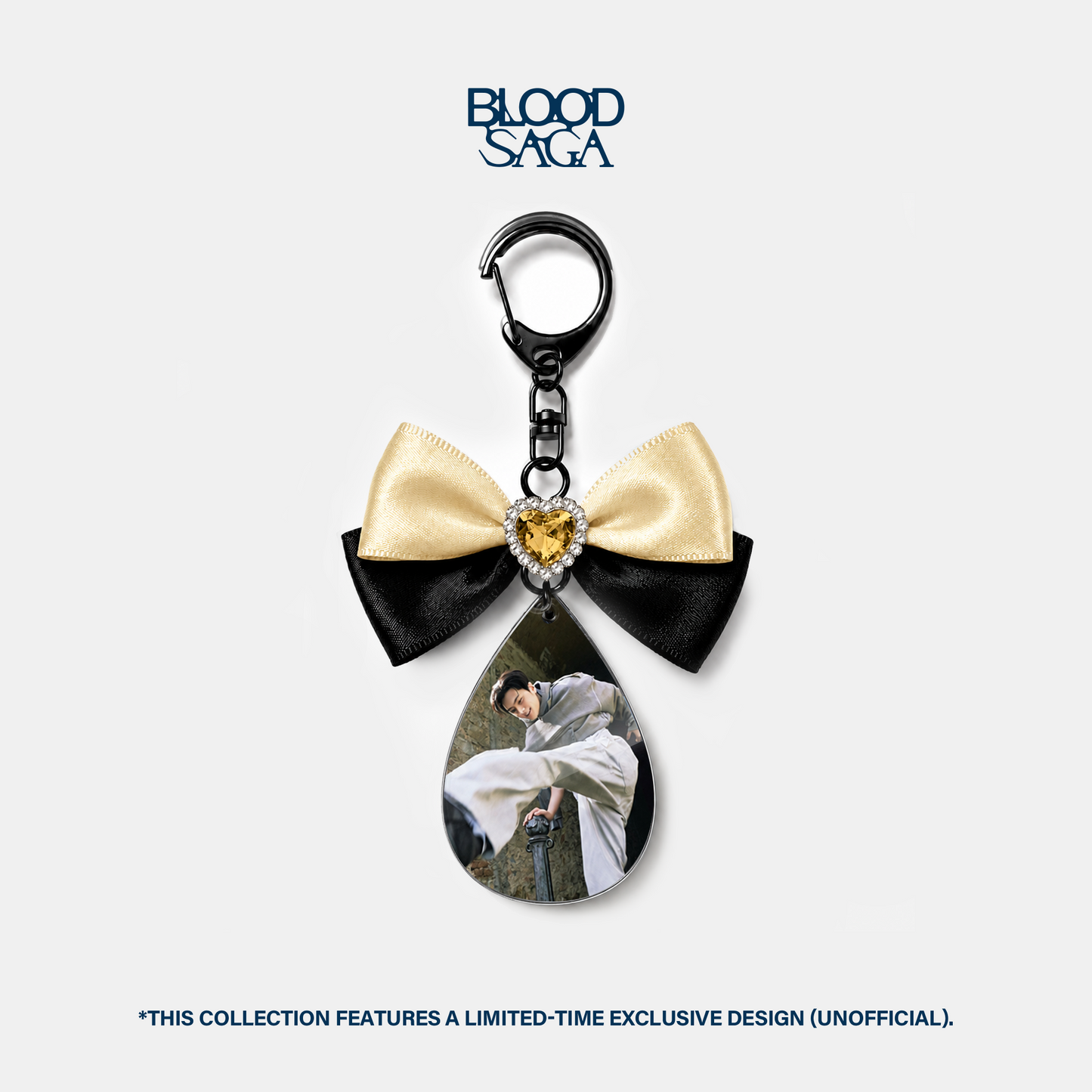 EN-Custom Blood Drop Keychain