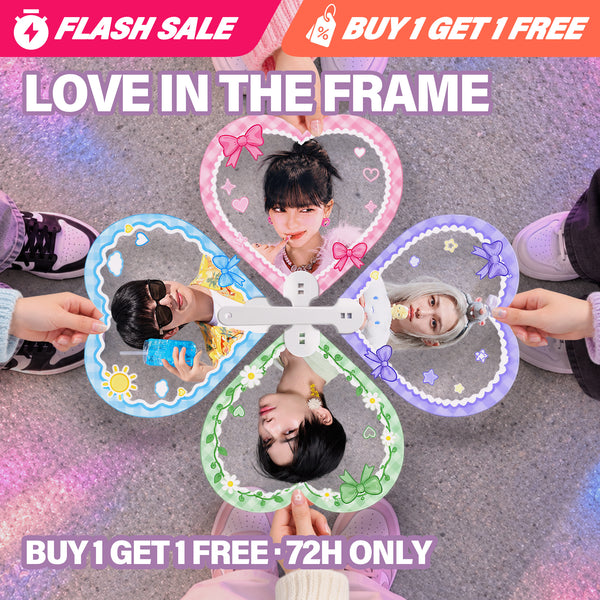 Heart-shaped Transparent Fan